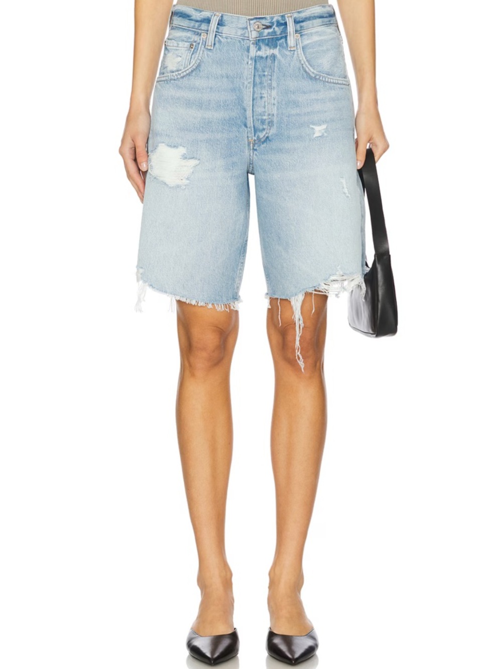 Citizens of Humanity Ayla Short in Pagoda light was denim shorts women size 25